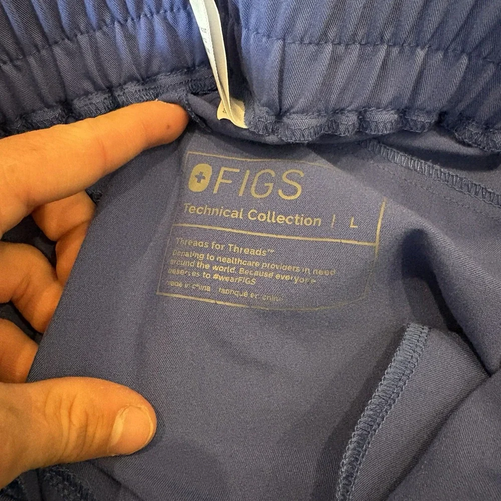 Figs Technical Collection Scrub Pants Womens Large Pockets Medical W20SW2033
